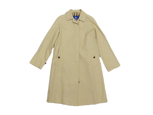 バーバリーブルーレーベル Grayのステンカラーコート 38 ぶ厚い 