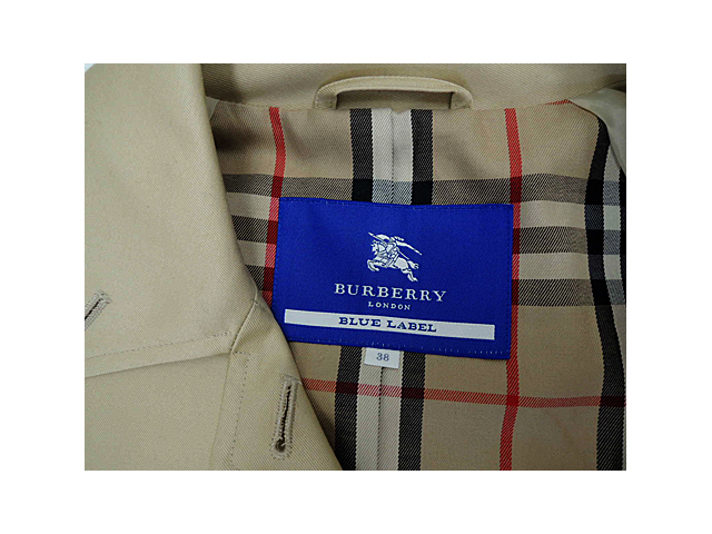バーバリーブルーレーベルジャンパー上着ベージュ38号Mサイズ  