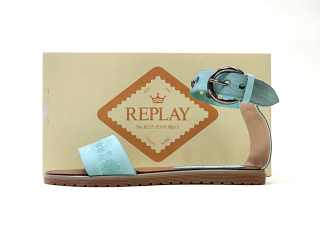 新品　REPLAY　スタッズ付サンダル　38　イタリア製 新品 REPLAY スタッズ付サンダル 38 イタリア製 - メルカリ