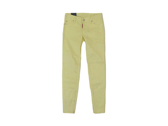 ｄｓｑｕａｒｅｄ2 レディース34 Ss S サイズ イエローストレッチスキニーパンツ 彡春夏最高のポイントカラーに50 Offで登場 彡