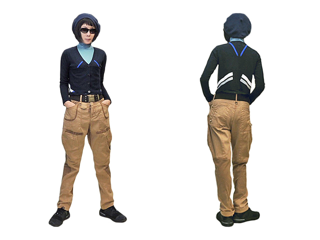 【HIGH】メンズ&レディース44（メンズのM,レディスのL）◇男女関係なし☆彡ストレッチキャメルパンツ40%OFF