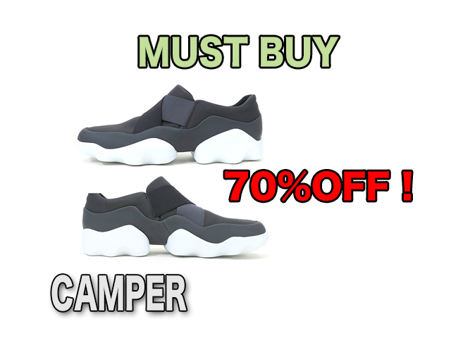 Camper メンズ41 26cm サイズ 激安 Must Buy 期間限定 独特なソールデザインに左右非対称のカラーリング 動きやすさとホールド感 がいいハイテクスニーカーが7０ Offの10 0円