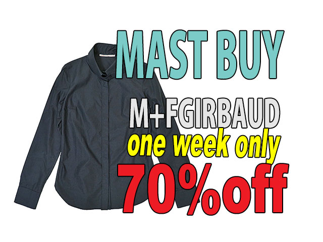 【ジルボー】レディース 42（S~M）サイズ☆激安“MUST BUY” 期間限定“ ☆ビジネスからモードまで幅広くオールシーズン使えるブラックコットンシャツがなんと70％OFF10,560円