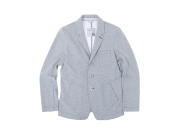 【ジルボー】メンズ(M)サイズ◇ライトグレーボンディングスウエットジャケット登場☆彡50%OFF