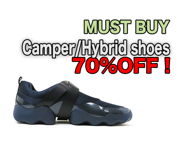 【CAMPER】メンズ40(約26cm)◇激安“MUST BUY” 期間限定“ 独創的なソールデザインとアッパーデザイン☆彡ハイブリッドシューズがなんと70%OFF9,240円