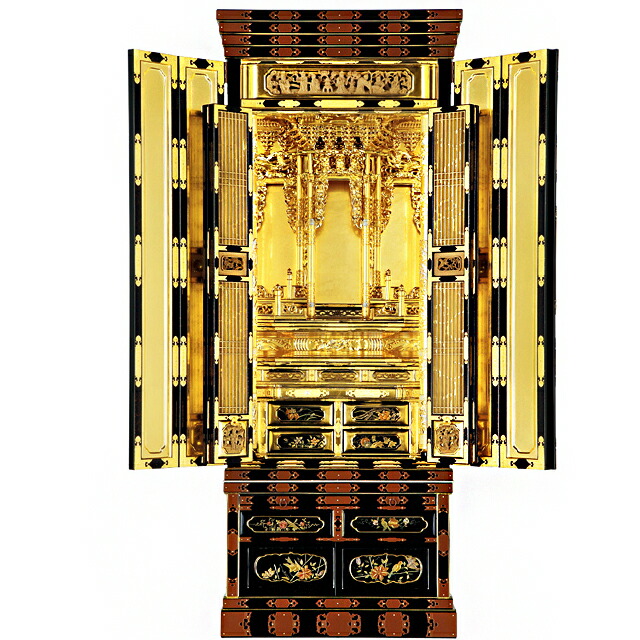 【 夕鶴 前開 箔仕上 東 】