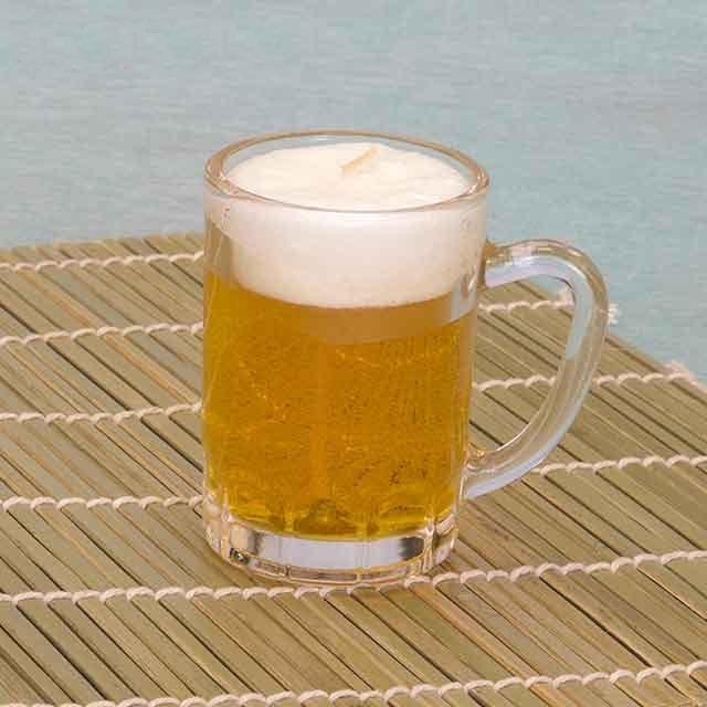 【故人の好物シリーズ ミニジョッキ ビール】仏具 キャンドル カメヤマローソク ビール お酒 供養 手元供養 かわいい お仏壇 仏壇 小物 お彼岸