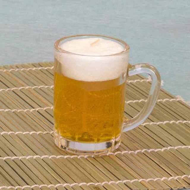 故人の好物シリーズ ミニジョッキ ビール】仏具 キャンドル カメヤマ