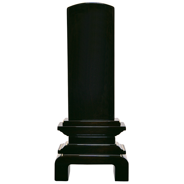 【 会津 唐木漆位牌 京の梅 漆仕上げ 黒檀 本金粉仕上げ 3.5寸～5.5寸】