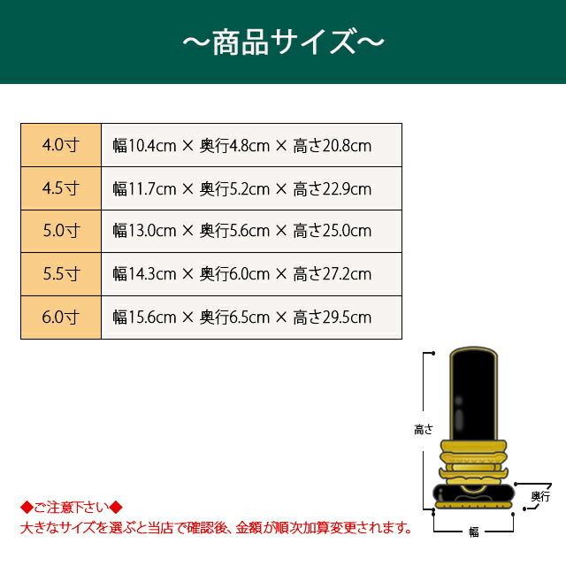 位牌 仏具 唐木位牌 黒檀 上等猫丸 4寸～6.0寸
