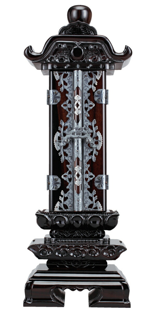 先祖代々文字入れ込み】回出位牌 春日回出 繰出位牌（黒檀・紫檀）3.5寸～ 