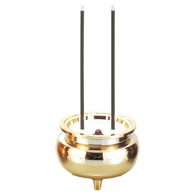 【火を使わない安心のお線香 金 ミニ】