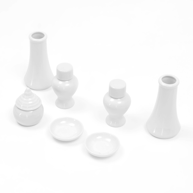 神具【神具7点セット 小・中・大】神棚 陶器 神道 祖霊舎 神徒壇 御霊舎 霊璽 御霊代 おしゃれ お仏壇 仏壇 小物