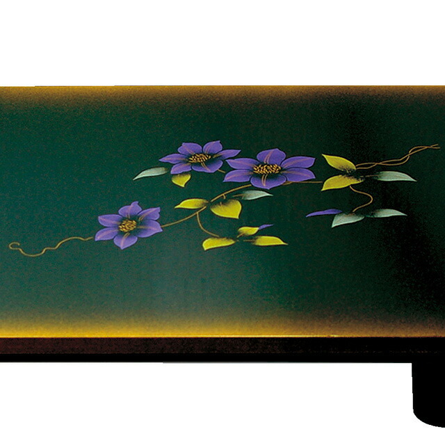 【経机:折りたたみ 御供机 金縁 鉄仙 （小/大）】