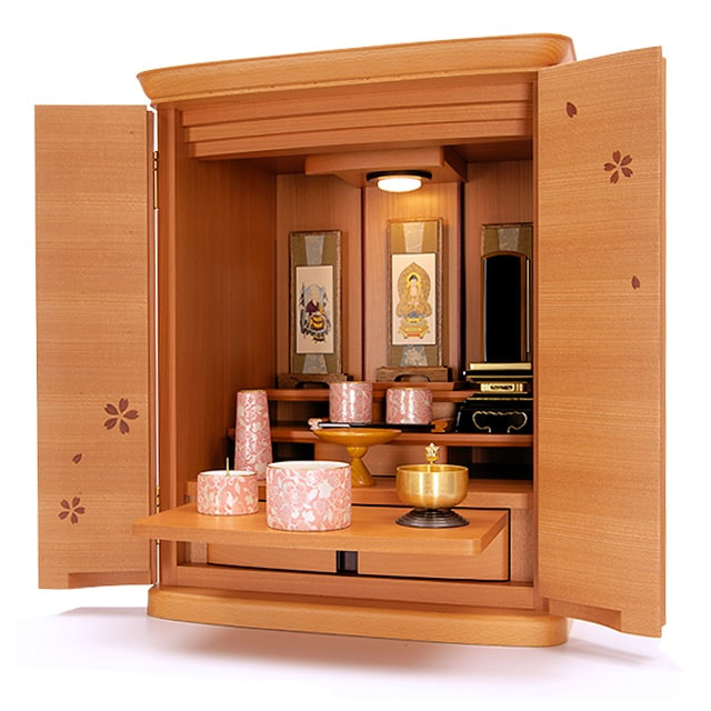 【仏具セット ゆい花 5点セット 選べる5色 2.5寸】