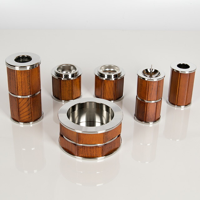 仏具セット【唐木仏具 わだち ケヤキ 6点セット 3寸