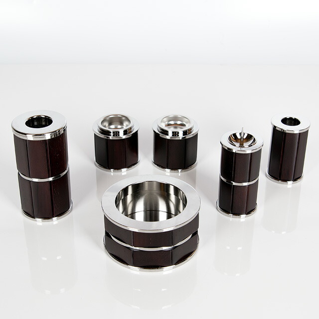 仏具セット【唐木仏具 わだち 紫檀 6点セット 3寸