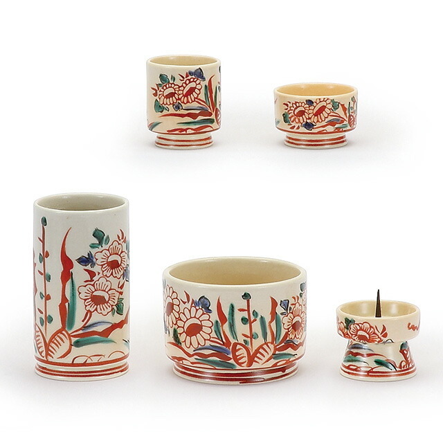 Amazon.co.jp: 京焼 清水焼 陶あん窯 銘々皿 揃 (5点セット) 花結晶