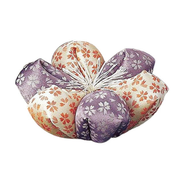 【リン布団 花フトン 日和 濃紫×ピンク】