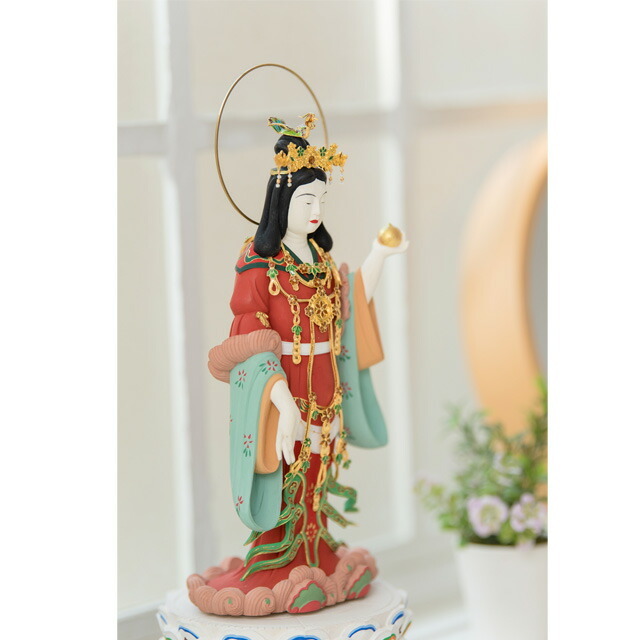 【仏像 RIYAK 彩色吉祥天（七宝焼） PREMIER】