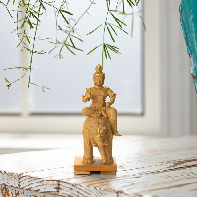 仏像 RIYAK 帝釈天 BASIC】お仏壇 仏壇 小物 木彫り 彫刻 木材 仏具