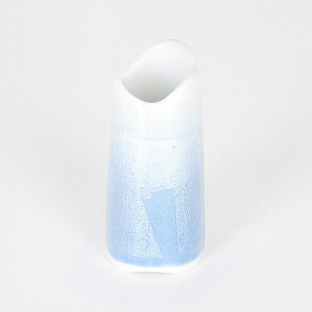 仏具【九谷銀彩ほのか ブルー 線香差し】仏具 具足 線香差し 線香立て 線香入れ 仏壇用 モダン かわいい おしゃれ 仏壇 陶器 仏具用品 青 ブルー 白 ホワイト お仏壇 仏壇 小物