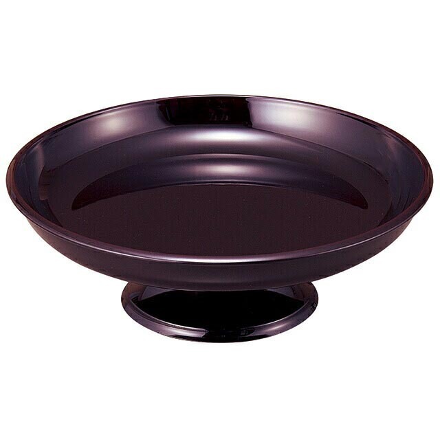 仏具【丸供物台 タメ 3寸～5寸】供物台 仏具 具足 仏壇用 モダン かわいい おしゃれ 仏壇 仏具用品 お供え物 供物 台 茶色 ブラウン お仏壇 仏壇 小物