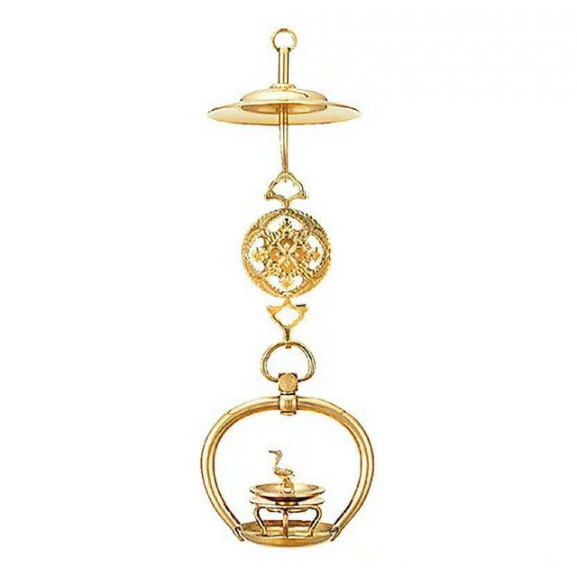 仏具【吊り輪灯 装飾仏具 本山輪灯 相吊 磨 (1対) 3寸～6.0寸】3.0寸・3.5寸・4.0寸・4.5寸・5.0寸・5.5寸・6.0寸吊り輪灯 装飾仏具 お仏壇 仏壇 小物 おすすめ 人気 「本山輪灯 合釣 磨 」