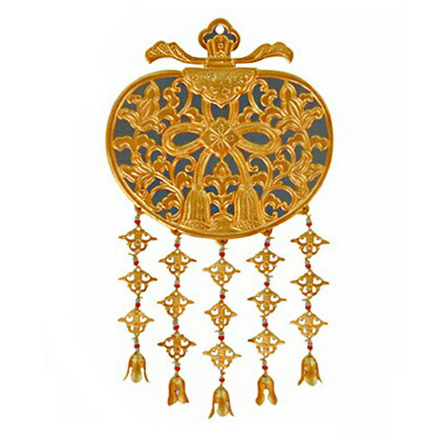 仏具【真鍮 消金メッキ 華鬘 裏板付 2寸 2.5寸】2.0寸・2.5寸 お仏壇 仏壇 小物 おしゃれ 仏具 仏具用品 可愛い かわいい 人気 おすすめ 上品