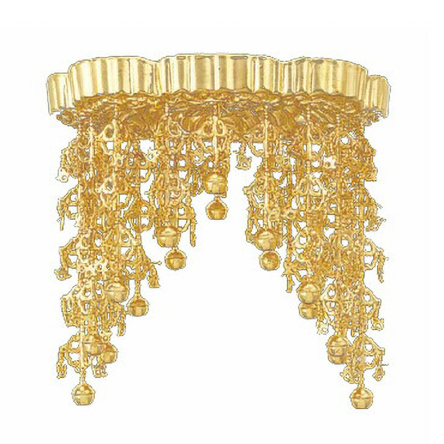 仏具【PC製 在家用 純金小判型仏天蓋 5寸 6寸 7寸