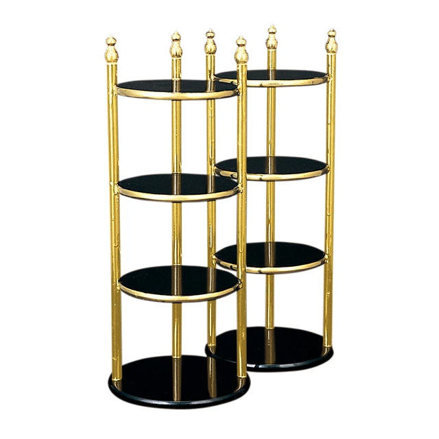 仏具【段盛 PC 供花段盛 純金 黒 2.5～4寸】段盛 浄土真宗用 お供え 仏具用品 仏壇用品 仏事用品 お仏壇 仏壇 小物 おすすめ 人気