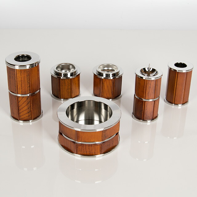 仏具セット【唐木仏具 わだち ケヤキ 6点セット 3寸