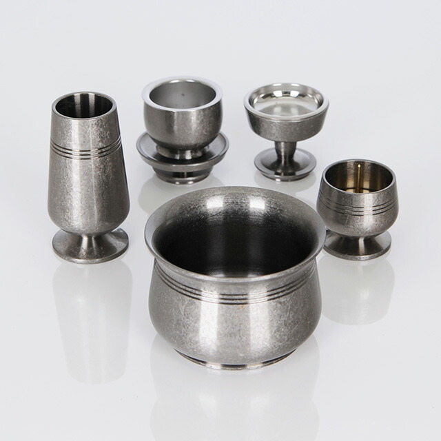 仏具セット【夢幻 朧銀色 5点セット 2.5寸