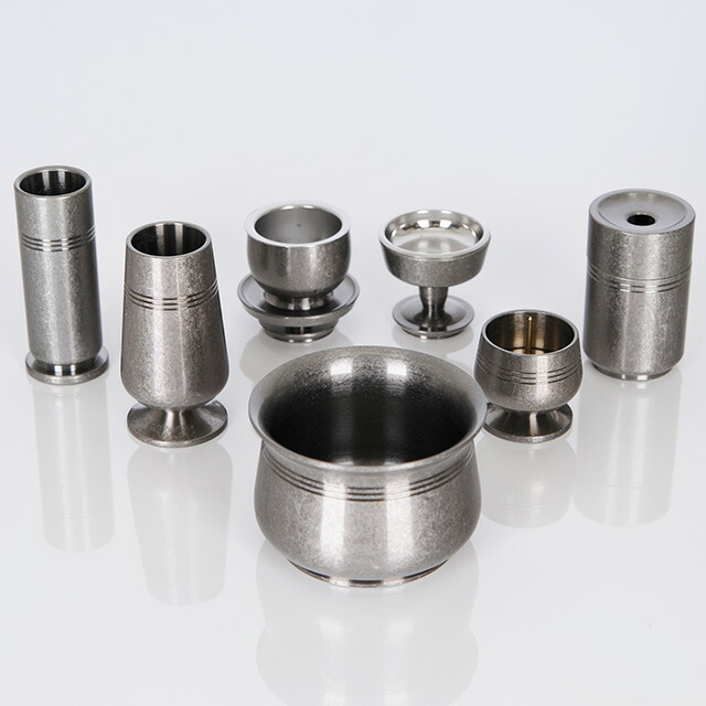 仏具セット【夢幻 朧銀色 7点セット 2.5寸