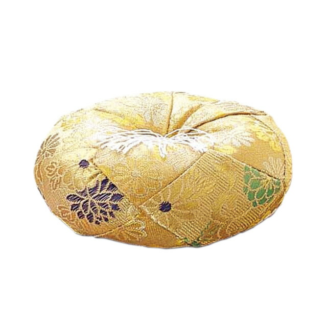 【リン布団 丸フトン 二色綴 金】