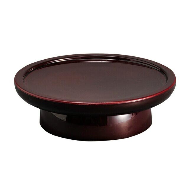 仏具【日本製 高月 こだち高月（半対） タメ 3寸】供物台 仏具 具足 仏壇用 モダン かわいい おしゃれ 仏壇 仏具用品 お供え物 供物 台 茶色 ブラウン お仏壇 仏壇 小物