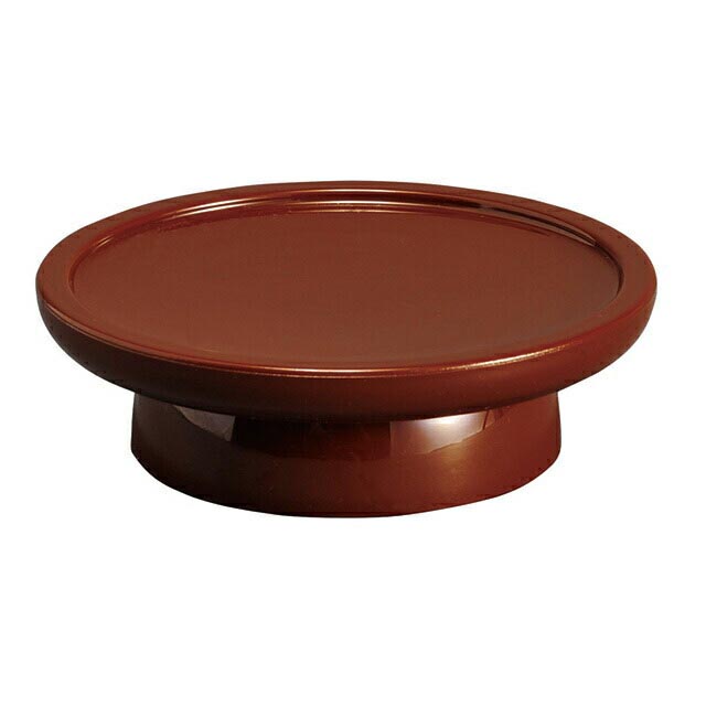 仏具【日本製 高月 こだち高月（半対） ブラウン 3寸】供物台 仏具 具足 仏壇用 モダン かわいい おしゃれ 仏壇 仏具用品 お供え物 供物 台 茶色 ブラウン お仏壇 仏壇 小物