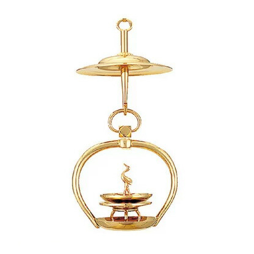 仏具【吊り輪灯 装飾仏具 本山輪灯 長鍵 磨 (1対) 3寸～6.0寸】 3.0寸・3.5寸・4.0寸・4.5寸・5.0寸・5.5寸・6.0寸吊り輪灯 装飾仏具 お仏壇 仏壇 小物 おすすめ 人気