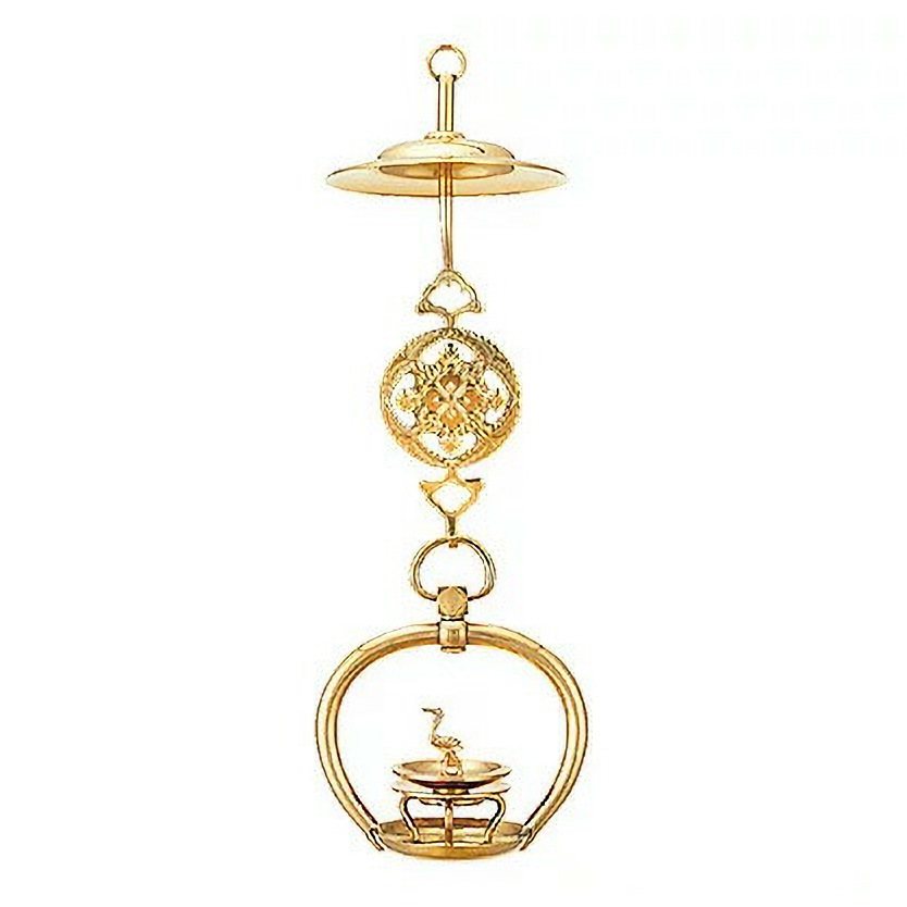 仏具【吊り輪灯 装飾仏具 本山輪灯 相吊 磨 (1対) 3寸～6.0寸】3.0寸・3.5寸・4.0寸・4.5寸・5.0寸・5.5寸・6.0寸吊り輪灯 装飾仏具 お仏壇 仏壇 小物 おすすめ 人気 「本山輪灯 合釣 磨 」