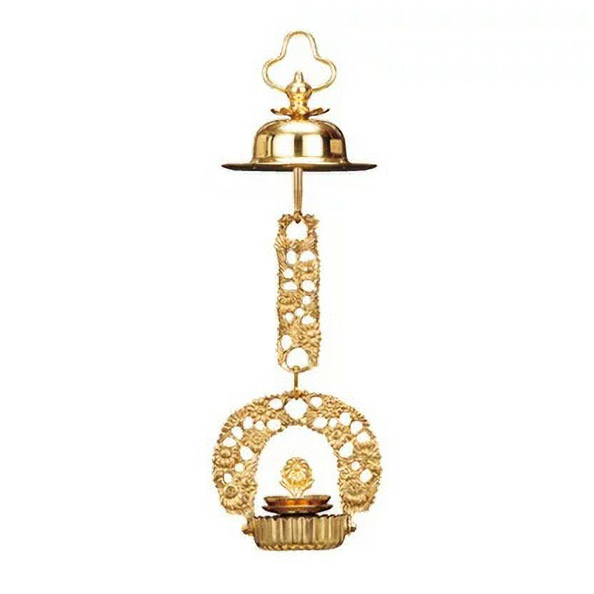 仏具【吊り輪灯 装飾仏具 藤菊輪灯 相吊 磨 (1対) 3～6寸】 3.0寸 3.5寸 4.0寸 4.5寸 5.0寸 5.5寸 6.0寸 吊り輪灯 装飾仏具 お仏壇 仏壇 小物 おすすめ 人気