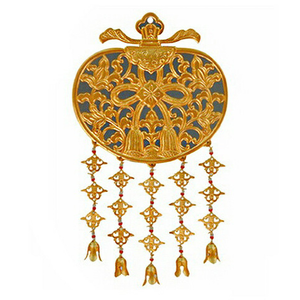 仏具【真鍮 消金メッキ 華鬘 裏板付 2寸 2.5寸】2.0寸・2.5寸 お仏壇 仏壇 小物 おしゃれ 仏具 仏具用品 可愛い かわいい 人気 おすすめ 上品