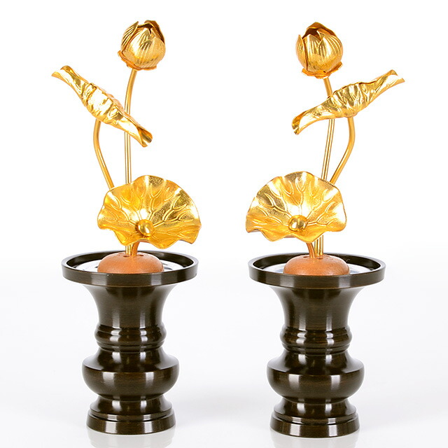 【アルミ 常花 3寸3本立 消金 ※花立別売】