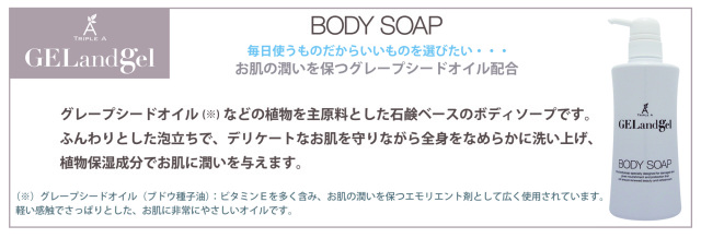 トリプルA ゲルアンドゲル ボディーソープ