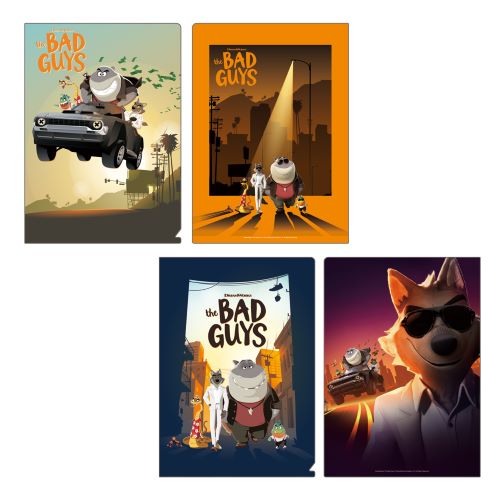 バッドガイズ　クリアファイルセット