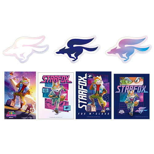 【予約商品】スターフォックス　オーロラステッカーセット【10月上旬～順次発送予定】