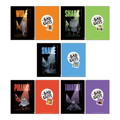 バッドガイズ　ミニクリアファイルセット