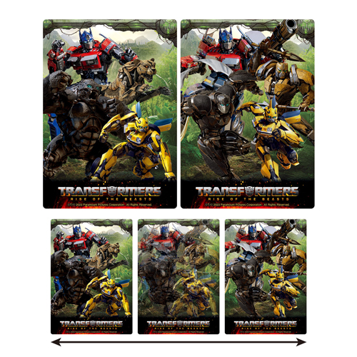 トランスフォーマー/ビースト覚醒　チェンジング下敷き