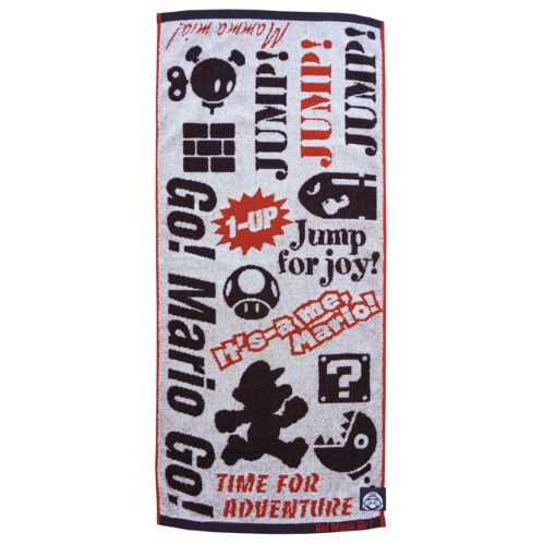 任天堂 マリオ ゴーゴーマリオ フェイスタオル