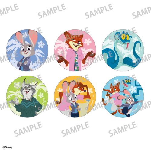 ズートピア2　トレーディング缶バッジ／イラスト