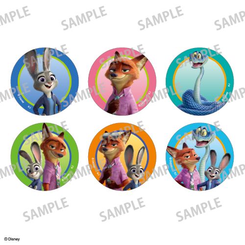 ズートピア2 　トレーディング缶バッジ／CG